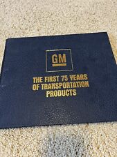 1983 GM 75th ANNIVERSARY Coffee Table book and GTP Corvette Brochure picture