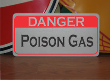 Danger Poison Gas Metal Sign picture