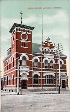 Post Office Lindsay ON Ontario Vintage Postcard E30 picture