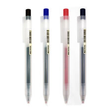 Genuine MUJI MoMA Gel-Ink 0.5mm Press Pen Ballpoint Pens Blue/Black/Red/Darkblue picture