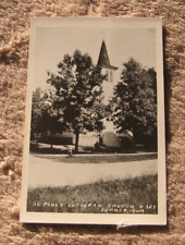 Sumner IA Iowa RPPC St Paul's Lutheran Church Real Photo Postcard 1940's picture