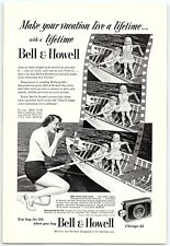 1940s BELL & HOWELL VACATION MOVIES OF A LIFETIME FULL PAGE PRINT AD Z5239 picture