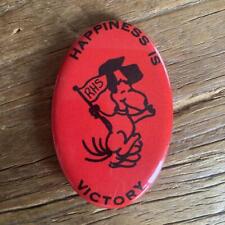 70'S Vintage Can Badge Happiness Is Snoopy Hippie picture
