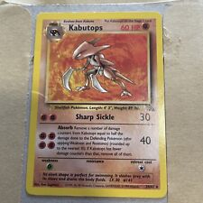 Pokemon Card Kabutops 24/62  Non Holo picture