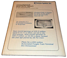 OCTOBER 1976 CHESSIE SYSTEM SHAREHOLDER REPORT picture