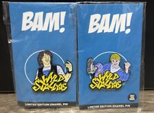 Pair Of Bam Box LE Pins Bill and Ted's Excellent Adventure Wyld Stallyns picture