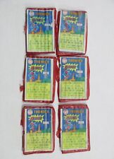 Lot of (6) Vintage Horse Brand Thunder Bomb Firecracker Empty Wrappers w/ Labels picture