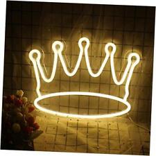 Crown Neon Signs Led Crown Neon Light Large Wall Hanging Lights Art warm crown picture