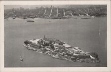 1943 RPPC Alcatraz US Prison Island San Francisco California Postcard UNP 7158c5 picture