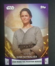 2020 Topps Women Of Star Wars Purple Parallel Base Card #78 Shmi Skywalker 12/25 picture
