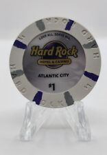 Hard Rock Casino Atlantic City New Jersey 2018 $1 Chip 