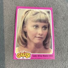 OLIVIA NEWTON-JOHN 1978 Topps Grease Movie Trading Card #33 Excellent Condition picture