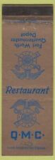 Matchbook Cover - Fort Worth Quartermaster Depot Restaurant TX military picture