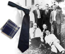 Al Capone Gang Member SAM COSTELLO Personally Owned & Worn Tie and Handkerchief picture