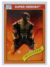 2013 Fleer Marvel Retro Wolverine 1990 Marvel Universe Impel Insert Card #17 picture
