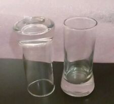 2 Wide Bottom 2 Oz. Clear Shot Glasses. picture
