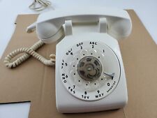 Vintage 1970's ITT White Rotary Dial Phone Tested Office Desk Telephone picture