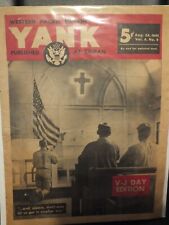 WW2 Yank Weekly Aug 24, 1945. Saipan Edition., VJ Day. picture
