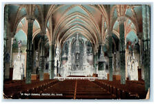 1912 St. Mary's Cathedral Hamilton Ontario Canada Antique Posted Postcard picture