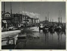 1958 Press Photo Fishing fleet in Ketchikan, AL harbor. - afx01201 picture