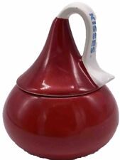 Hershey’s Kisses Jar Candy Dish THC2006 Porcelain Red Pennsylvania Chocolate picture