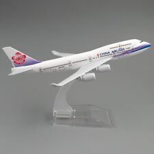 16cm Aircraft B747 Taiwan China Airlines Boeing 747 Model Alloy Plane Toy Gift picture