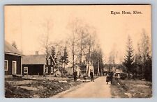 Home Owners Street View Egna Hem, Kisa, Ostergotland, Sweden Unposted Postcard picture