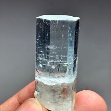 86 Cts terminated Aquamarine Combine With Black Tourmaline crystal from pakistan picture