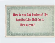 Postcard Greeting Card with Questions and Art Print picture