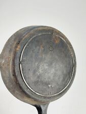 Vintage Lodge No 3 Skillet Monday Morning Cast Iron Three Notch Heat Ring Y II picture
