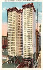 Postcard NY New York City Adams Express Building Posted 1922 Vintage PC J8463 picture