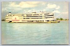 S. S. President Sightseeing Steamer On Mississippi River Postcard picture