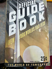 New York World's Fair 1939 Official Guide Book - Vintage Third Edition with Map picture