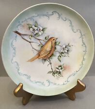 1991 Decorative Bird Plate Handpainted 7 1/2