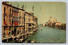 c1957 Beautiful Venice, Italy Canal VINTAGE Postcard picture