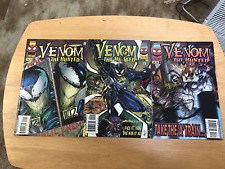 Venom The Hunted #1-3 Complete Limited Series Marvel Comics 1996 High Grade copy picture
