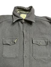 Vintage WW2 40s 50s Us Navy USN CPO Wool Buttonup Shirt Large L picture