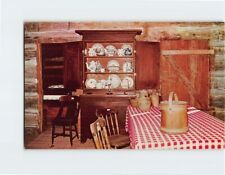 Postcard Trent Brothers' Cabin (Interior), New Salem State Park, New Salem, IL picture