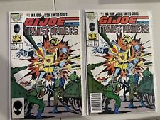 GI Joe And Transformers #1  - 2 Books Newsstand And Direct picture