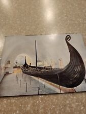  Vintage post card The Oseberg Ship in Norway picture