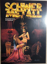 SCHWER METALL #33 German Heavy Metal comics magazine (1982) Corben J. Jones FN+ picture
