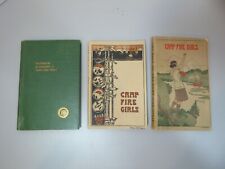 1920s-30s Camp Fire Girls Scout Manuals/Books Lot of 3 Different picture