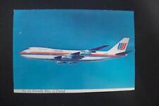 Railfans2 437) Transportation Postcard United Airlines 747 Jet Airplane Aircraft picture