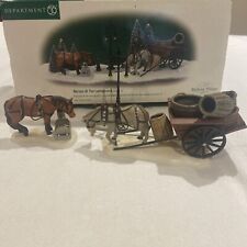 Department 56 Horses At The Lampguard Dickens Village Set Of 3 #58531 Complete picture