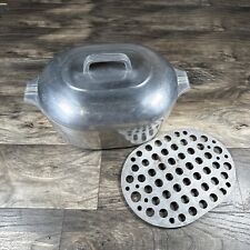 Wagner Ware Sidney O Magnalite 4265-P Roaster Dutch Oven Pot With Trivet & Lid picture