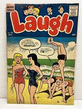 Laugh Comics #77 Archie Betty Veronica Jughead Reggie Beach  Cover October 1956 picture