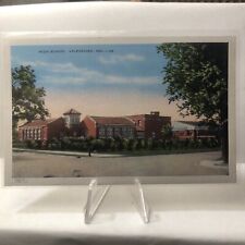 Valparaiso IN Indiana, High School c1946 Vintage Postcard picture