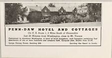 1948 Print Ad Penn-Daw Hotel & Cottages Alexandria,Virginia Washington DC picture