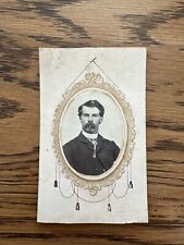 Civil War Era 1865 CDV Carte de Visite Photo Fine Suit Gentleman Gold Hill picture