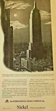 Vintage Ad 1952 Int'l Nickel Co. Empire State Bldg. Nickel & Stainless Steel picture